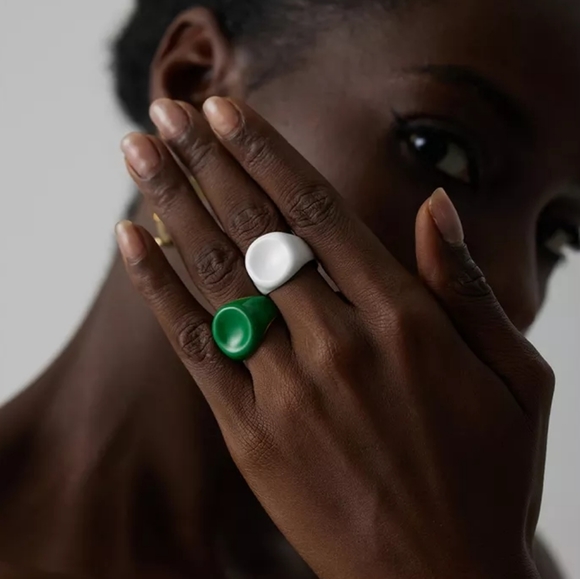 Jewelry - Exquisite Designer Enamel Ring